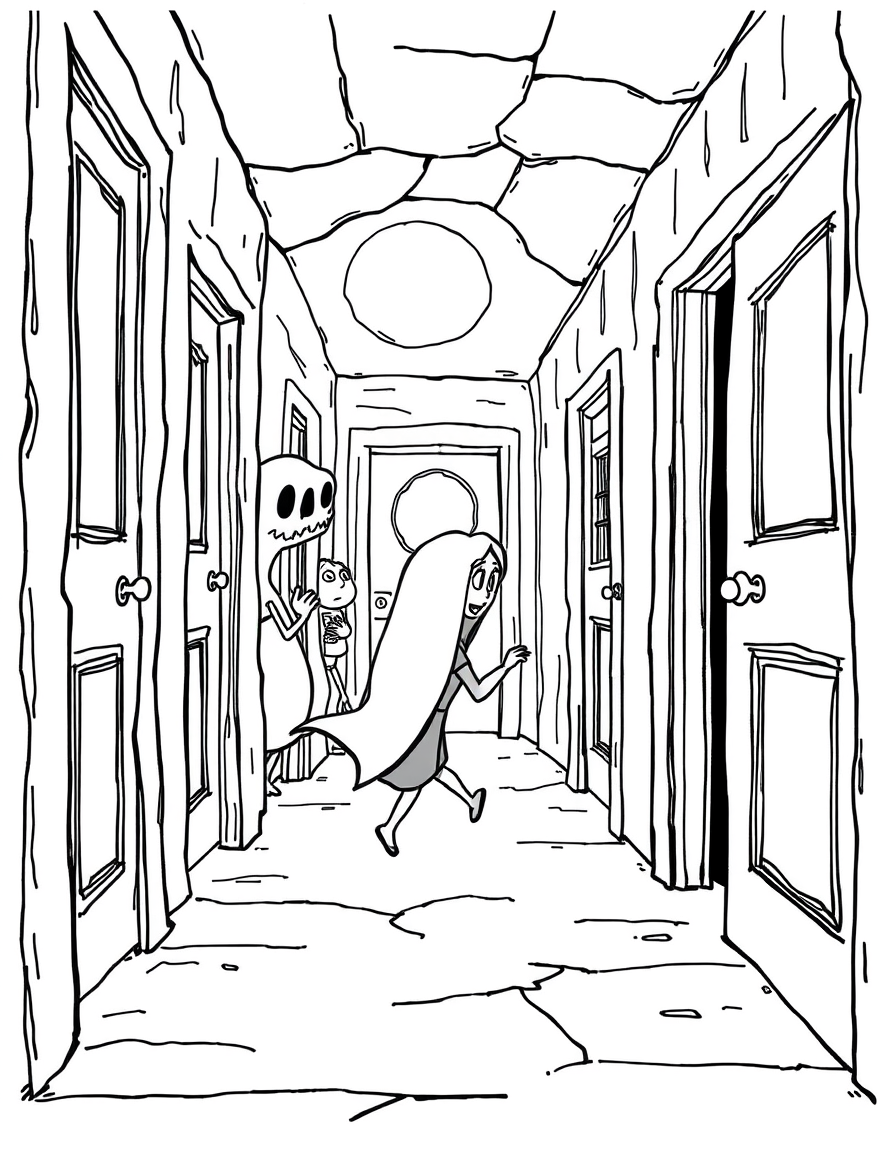 Раскраски: Корпорация монстров — превью