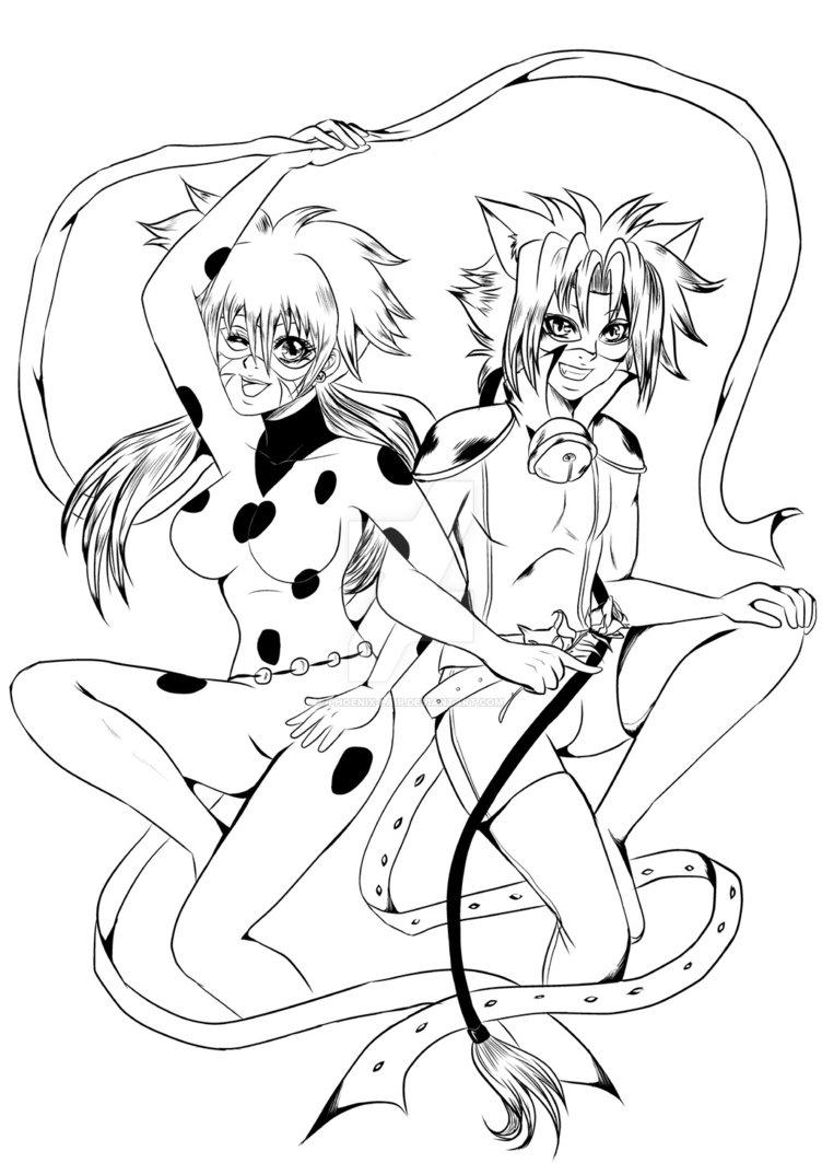 Раскраски: Леди Баг Супер Кот — превью