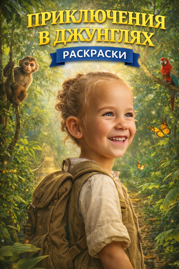 Обложка: Приключения в джунглях